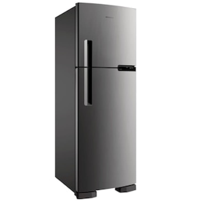 Geladeira/refrigerador 375 Litros 2 Portas Inox Frost Free - Brastemp - 220v - Brm44hkbna