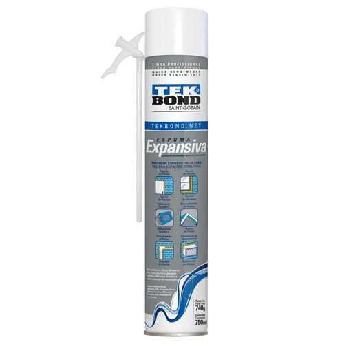 Espuma expansiva Poliuretano 770ml Tekbond