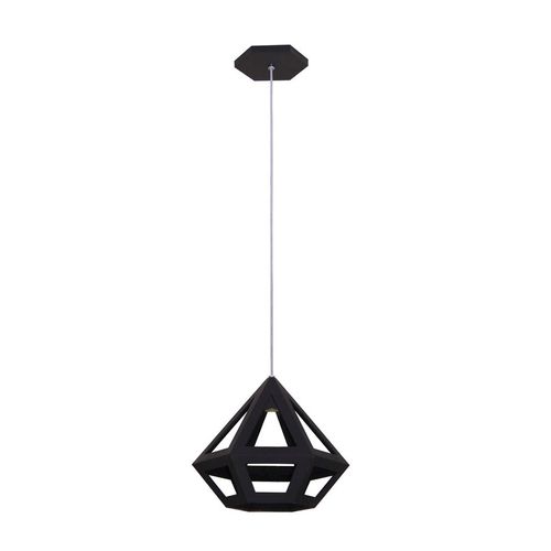 Pendente 1xE27 Diamond Preto 3201PT Muller