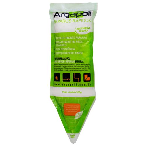 Argamassa Polimérica Argapoli Repara Tudo (branca) 0,5kg