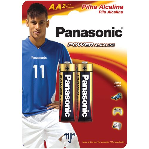Pilha Peq. Alcalina AA 2 Unidades LR6XAB/2B Panasonic