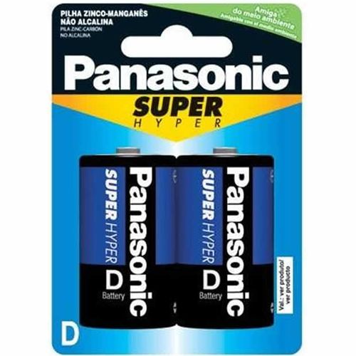 Pilha G de Zinco D 2 Unidades UM-1SHS Panasonic