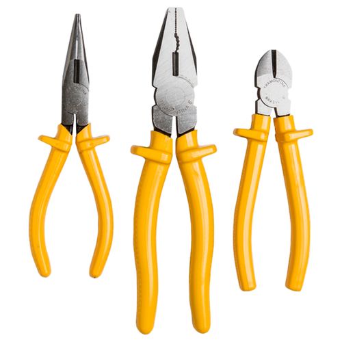 Kit de Ferramentas Tramontina com Alicate de Bico 6" Alicate Universal 8" e Alicate Corte Diagonal 6"