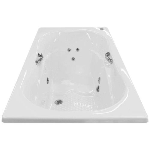Banheira de Hidromassagem Aquaplás Mônaco em Fibra 150x80cm