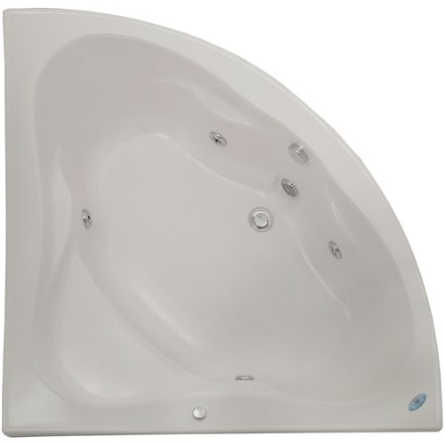 Banheira de Hidromassagem Aquaplás Netuno em Acrílico 135x135cm