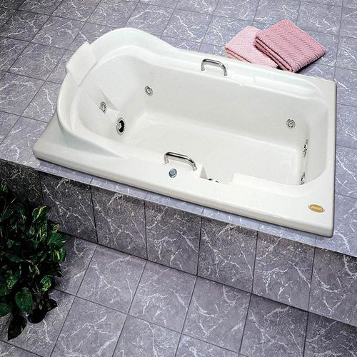 Banheira Jacuzzi Regina G4 com Aquecedor 8 jatos em Acrílico 180x90x45cm