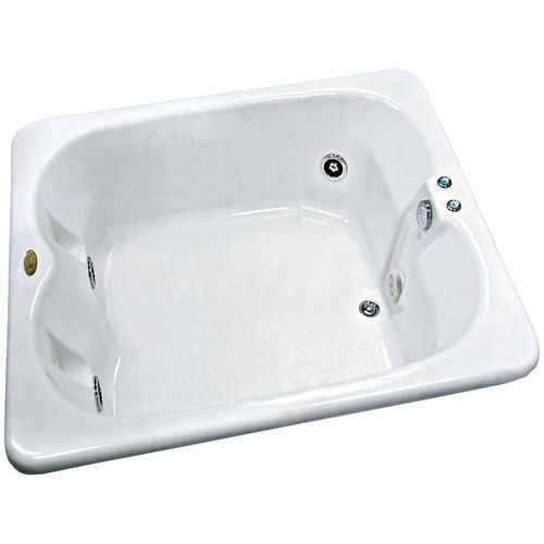 Banheira Jacuzzi Cetra sem Aquecedor 10 jatos em Acrílico 180x130x45cm