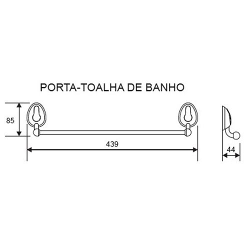 Kit Acessórios Aquaplás Bonno Cromado Verde 6 Peças