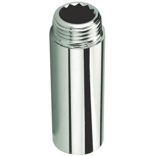 Prolongador para Torneira Jackwal Latão 1/2" Sextavado 20mm Cromado