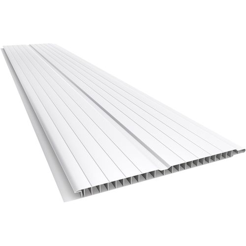 Forro PVC Duplo Frisado Plasbil 10x200mm Branco 6m
