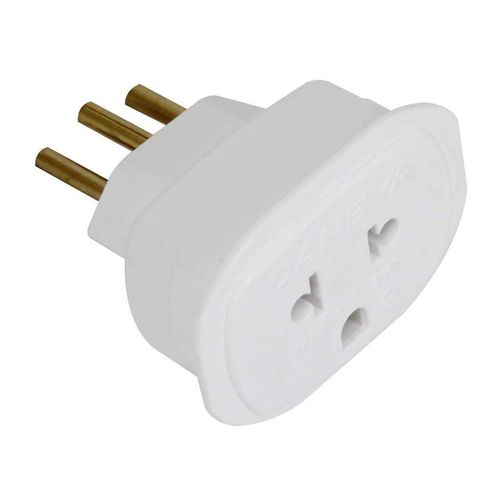 Adaptador Universal Daneva 10A 2P +T Branco