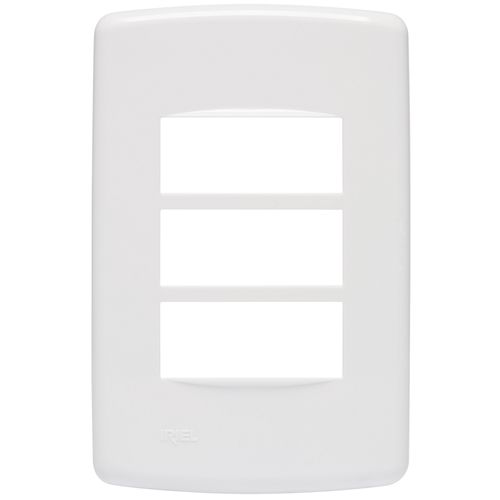 Placa 4X2 Duale Up Iriel Branca