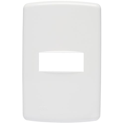 Placa 4X2 1 Posto Duale Up Branca