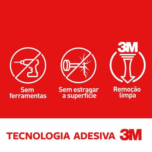 Suporte para Fios 3M Command Mini Transparente
