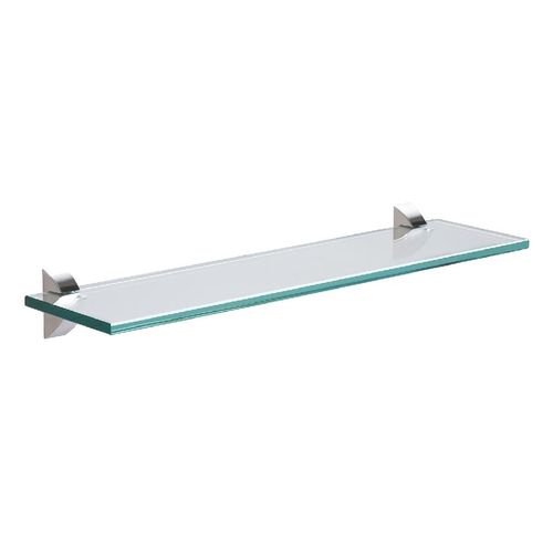 Prateleira de Vidro Tramontina Glass Reta com Suporte Injetado 500x100x8mm
