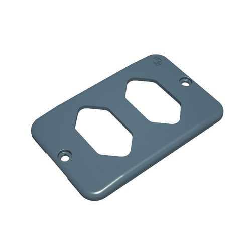 Placa 4x2 Condulete Top para 2 Tomadas Tigre