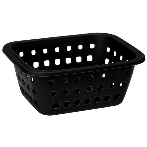 Cesta Plástico Ordene Colors Pequeno Preto 1,4 Litros
