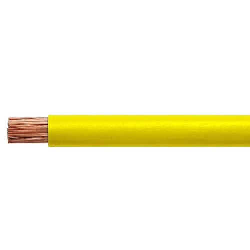 Cabo Flexível 4mm 100M Amarelo Cobrecom