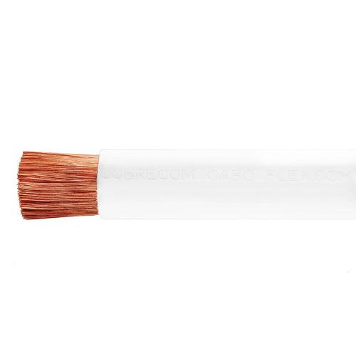 Cabo Flexível 6mm 100M Branco Cobrecom