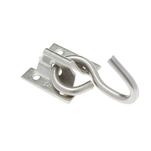 Gancho Rede Ferro Galvanizado 3/8" 2Pçs Parafusar 501 Rocha