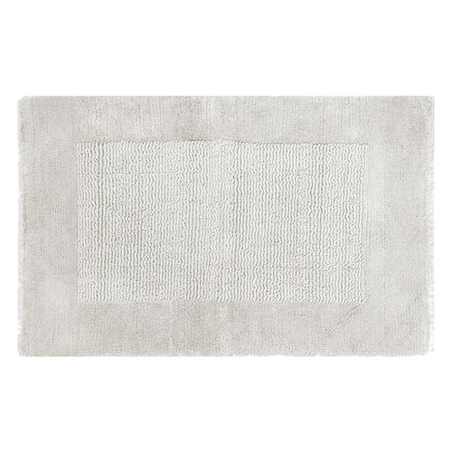 Tapete Algodão 60x100cm Retangular Sublime Branco Kapazi