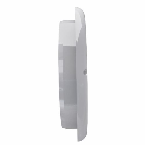 Grade Ventilação de Encaixe 18cm com Adaptadores 100/125/150mm Redondo Branco