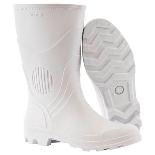 Bota em PVC Vonder Cano Médio com Forro Branco N°43/44
