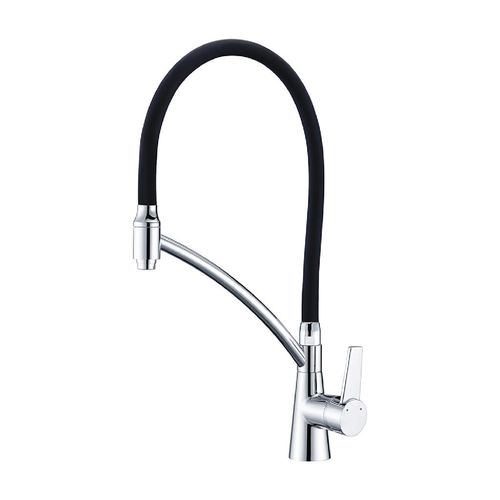 Misturador Monocomando Cozinha Lorenzetti LorenChef Cromado e Black C81