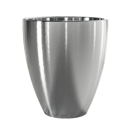 Vaso Cerâmico Japi Frankfurt Prata N°10