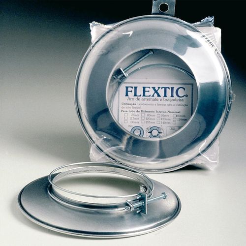 Aro e Braçadeira Alumínio Westaflex 80mm Flextc para Aquecedor à Gas