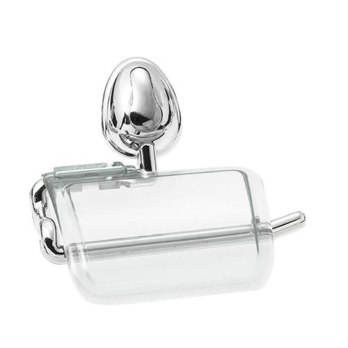 Papeleira Bonno Aquaplás Cromado e Cristal