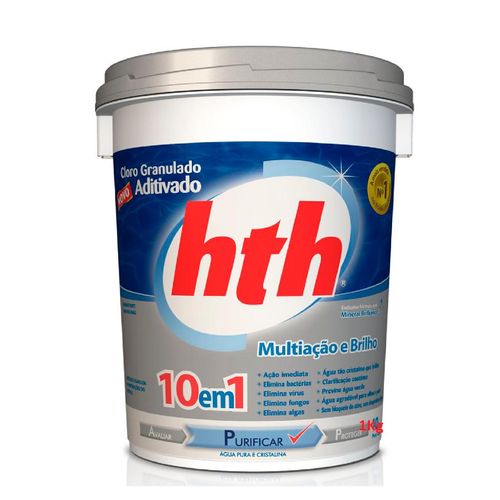 Cloro Aditivado Mineral Brilliance 1Kg 10 em 1 HTH