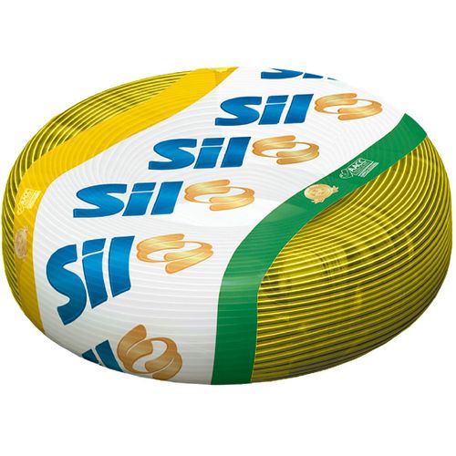 Cabo Flexível Sil 6mm com 10 Metros Amarelo