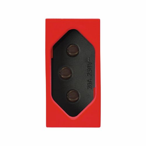 Módulo Tomada 4X2 Vivace 2P+T NBR10A Verm.Carbono Siemens