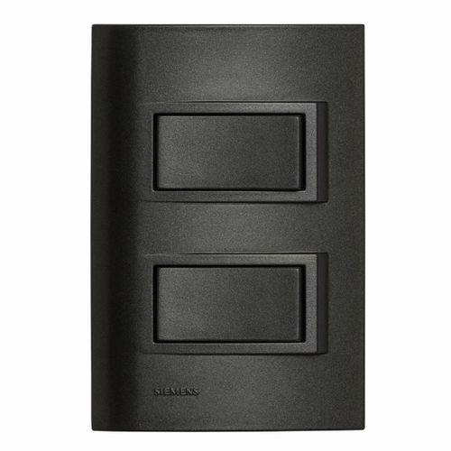 Interruptor Paralelo 4x2 Vivace 2 INT Carbono Siemens