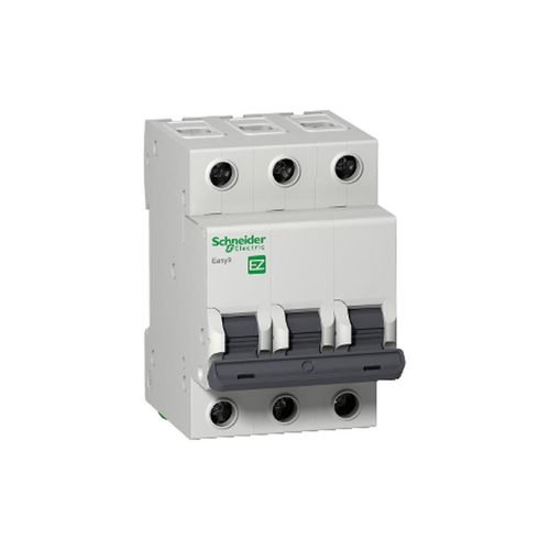 Disjuntor 10A Tripolar Easy9 Curva C Schneider