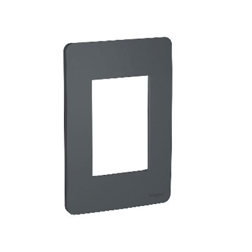 Placa 4X2 3 Postos Schneider Orion Stellar Black