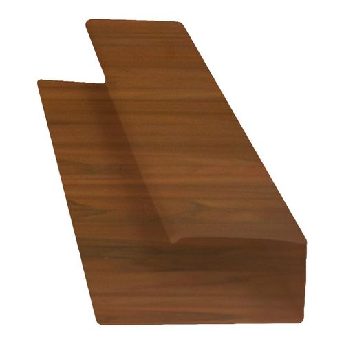 Rodaforro PVC Plasflex "U" 7mm Jacarandá com 6 Metros