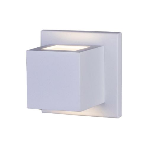 Arandela Alumínio Ideal Flash Quadrado Branca 1xG9