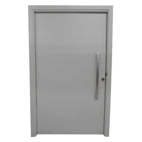 Kit porta Pivotante decorada Alamo Semi Laka Branca Sem ferragens 210X110X18