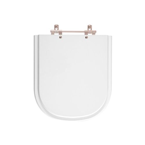 Assento Poliéster com Amortecedor Produza Vogue Plus para Louça Deca Branco