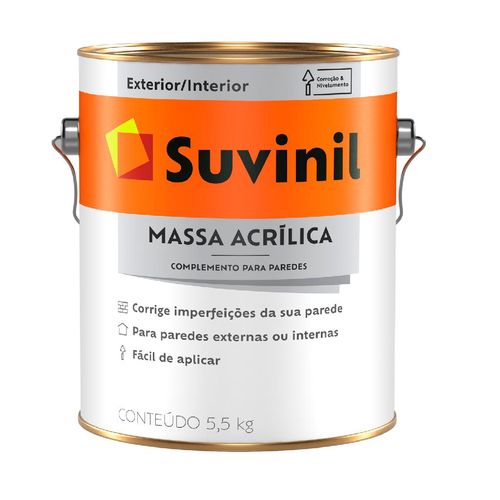 Massa Acrílica Suvinil 5,5kg
