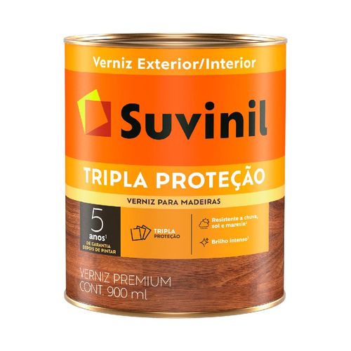 Verniz Tripla Proteção Suvinil Brilhante Natural 0,9L