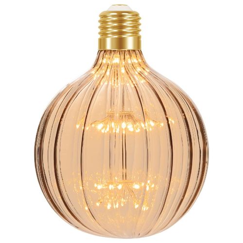 Lâmpada Led Taschibra Decorativa Fireworks Vintage Âmbar 2W