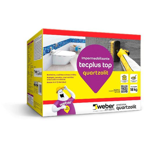 Tecplus Top Quartzolit Cinza 18Kg