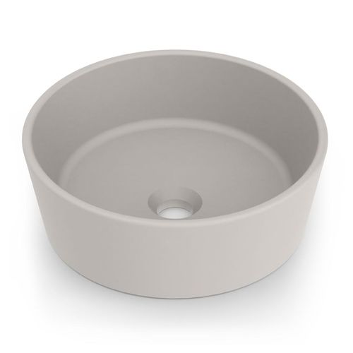 Cuba de Apoio Roca Optica Curva Redonda Beige 35cm