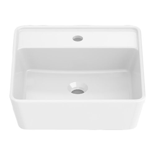 Cuba Apoio Roca Optica com Mesa Quadrado Branco 42x42cm