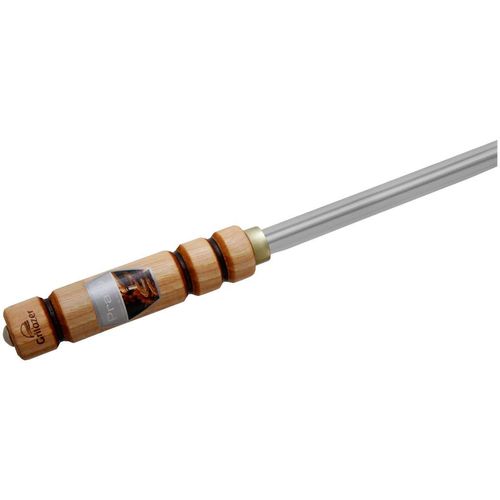 Espeto Aço 75Cm Simples Prata GR0209 Grilazer
