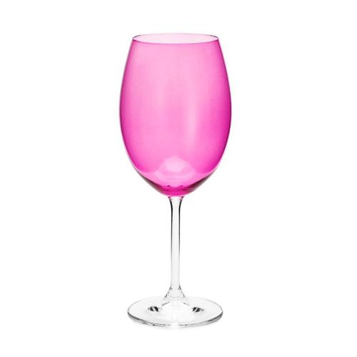 Taça de Cristal Bohemia Colibri Ametista 580ml