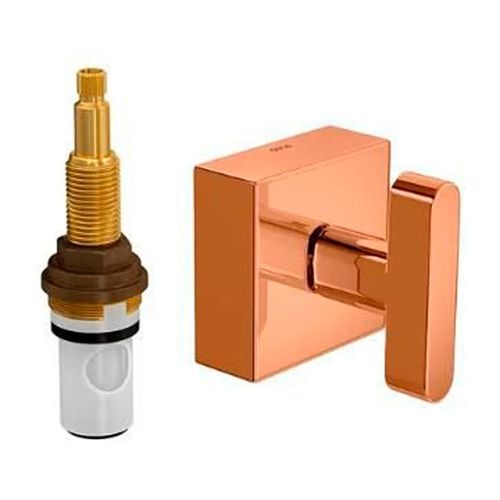 Acabamento para Registro de Pressão Deca Soul com Mecanismo 1/2 Volta Gold Red 1/2" e 3/4"